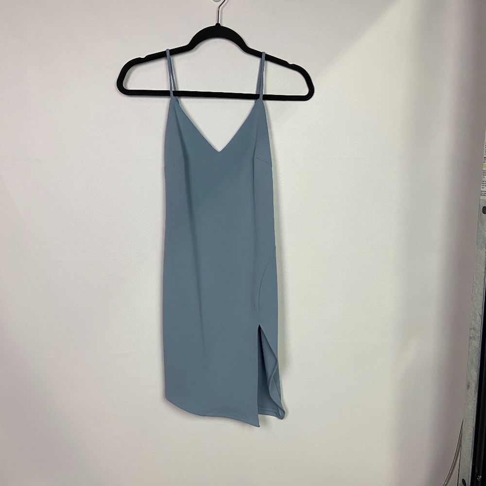 BLUEBLUSH Women's Sm Blue Mini Dress